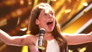 Emanne Beasha 10YearOld Opera Singer Gets the Golden Buzzer with JawDropping Perfomances [upl. by Ilojna848]