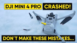 DJI Mini 4 PRO CRASH  How to Avoid This Beginner MISTAKE [upl. by Nacim]