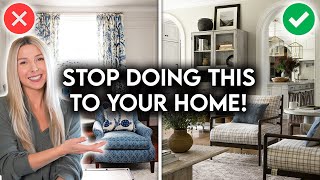 10 COMMON INTERIOR DESIGN MISTAKES  HOW TO FIX THEM [upl. by Lat197]