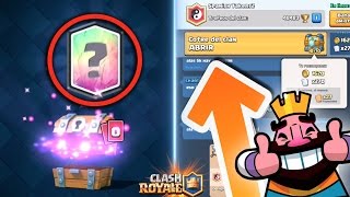 ¡¡ CONSIGO una LEGENDARIA en COFRE GRATIS  y ABRO EL COFRE DEL CLAN  Clash Royale XHEO [upl. by Annekam194]