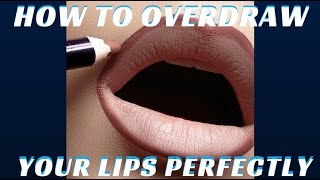 How to Overdraw your Lips to create a fuller mouth  Pt 4 of 4 Part Series  mathias4amakeup [upl. by Llevad106]