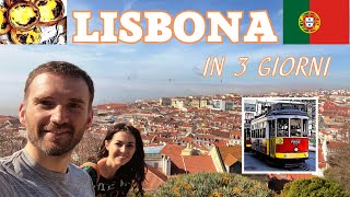 Lisbona  3 giorni alla scoperta della capitale del Portogallo  VLOG 4K [upl. by Nitsirk]