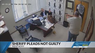 Ky sheriff pleads not guilty to fatally shooting judge [upl. by Fu]