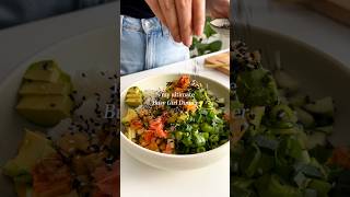 HighProtein Vegan Sushi Bowl 🍣🥣 30 g protein veganrecipes plantbased [upl. by Kcirdneked]