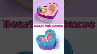 DIY GIFT BOX IDEAS ❤️ Gift Ideas  Heart Gift Box 1minute video [upl. by Lamonica646]