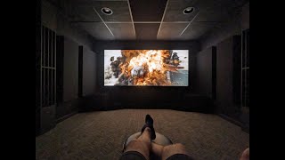 Movie fans React to an Epic Home Theater [upl. by Cresida]