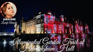 Illuminated garden trail at Helmingham Hall [upl. by Anilad]