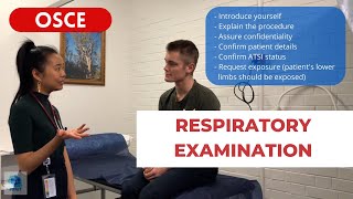 OSCE Video Series Respiratory Examination  Teaching for Impact [upl. by Hallie]