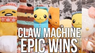 Claw Machine EPIC WINS  Arcade Ninja [upl. by Assilev]