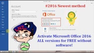 How to activate microsoft office 2016 [upl. by Nodnek]