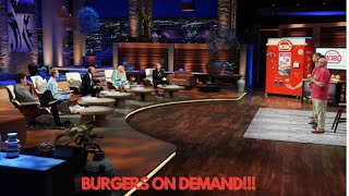 BURGERS ON DEMAND  FIRST EVER BURGER VENDING MACHINE  SHARK TANK  ROBO BURGER [upl. by Ednalrim]