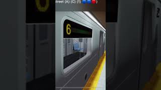 Roblox Hopeland City Subway  R142A 6 Train 7211 departing District Nostrand Aves [upl. by Mall]