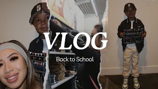 VLOG  Back to School Shopping First day of KINDERGARTEN [upl. by Alethia]