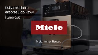 Odkamienianie ekspresu do kawy Miele CM5  film instruktażowy [upl. by Uv603]