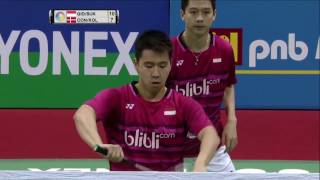 Yonex Sunrise India Open 2017  Badminton SF M3MD  GidSuk vs ConKol [upl. by Misa936]