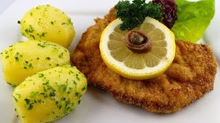 Wiener Schnitzel Rezept [upl. by Leno214]