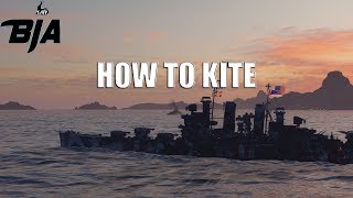 World of Warships TacticsStrategy 23 How To Kite The Basics [upl. by Hsihsa]