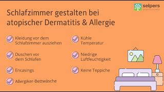 Das optimale Schlafzimmer bei NeurodermitisAllergien  das kannst du tun Experten geben Tipps [upl. by Hollington]