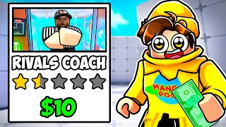 We Hired A 5 COACH In ROBLOX Rivals [upl. by Froehlich]