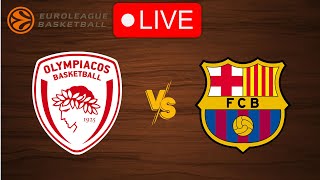 🔴 Live Olympiakos vs Barcelona  EuroLeague 20232024  Live Play by Play Scoreboard [upl. by Kirred242]