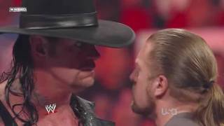 Triple H and Undertaker returns 2011 on WWE RAW 22111 HD [upl. by Airlia]