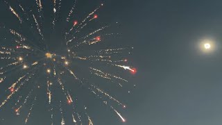 SHOOTING FIREWORKS DURING 2024 ECLIPSE [upl. by Anerual]