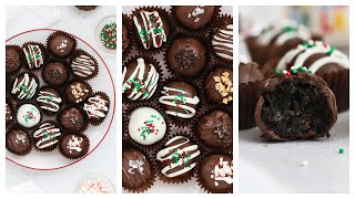 GlutenFree Oreo Truffles 4Ingredients [upl. by Kristof]