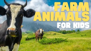 Farm Animals for Kids  Learn all about these fun animals [upl. by Stoddard399]