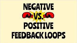 Negative Feedback VS Positive Feedback Explained w Examples [upl. by Ahen]