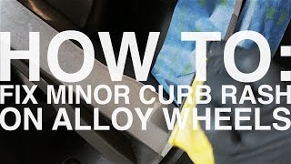 How To Fix Minor Curb Rash Scratches On Alloy Wheel Diamond Turned [upl. by Cuthbertson447]