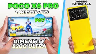 POCO X6 Pro  90 FPS PUBG Test with FPS 🔥 Overheat amp Battery Drain 🤐 [upl. by Aret198]