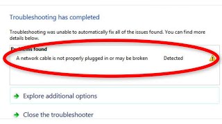 How To Fix A Network Cable Is Not Properly Plugged In Or May Be Broken Detected Error Windows 1087 [upl. by Catlee140]