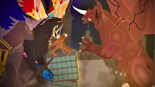 What if Destoroyah was in The Monsterverse  Sonic 3 Meme Animation [upl. by Shulem]