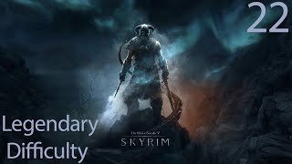 Skyrim Anniversary Edition  Legendary Difficulty Part 22  Blood in the Water [upl. by Brendis]