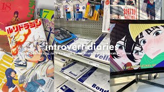 introvert diaries jp manga unboxing look back jjk series finale baking cupcakes anime  study [upl. by Jeniffer]