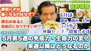 2024年5月第5週526〜61の免疫力・生命力の変化‼︎ 【宮野博隆】ＣＳＦプラクティス（脳脊髄液調整法） [upl. by Kina]