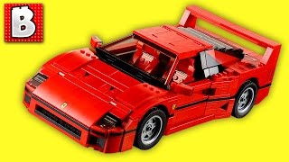 Lego Creator Ferrari F40 Set 10248 With LevelCap  Unbox Build Review [upl. by Yelahc739]