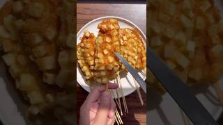 KOREAN CORN DOG RECIPE 😋 aikumiss7 via instagram ​ shorts cooking food viralvideo korea [upl. by Asus]