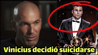 Zinedine Zidane anuncia el suicidio de Vinicius tras ganar el Balón de Oro de Rodri [upl. by Chelsae576]