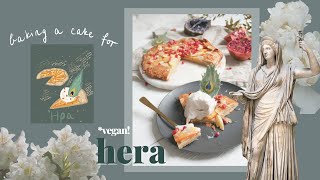 baking a cake for hera vegan golden apple galette recipe [upl. by Animsay424]