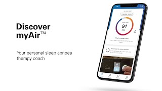 ResMed myAir an app to help you monitor and understand your sleep apnoea therapy [upl. by Dagall168]