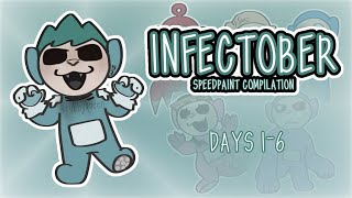 INFECTOBER SPEEDPAINTS part 1 [upl. by Geraud973]