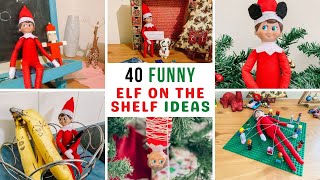 40 Funny Elf On The Shelf Ideas For 2024  What Our Elf Did [upl. by Paresh]