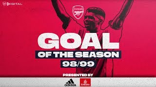 🇳🇬KANUUUUUUU  Arsenal goals of the season  199899 [upl. by Cirre247]