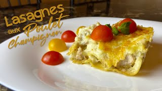 Lasagne aux poulet champignon [upl. by Orodoet]