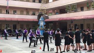 ENSEMBLE 2018 DRUM BATTLE GSIS XTENDED Drummers vs Sandugo Drumline [upl. by Airtemad]