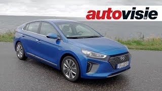 Review New Hyundai Ioniq Hybrid  by Autovisie TV [upl. by Elfie]