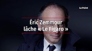 Éric Zemmour lâche « Le Figaro » [upl. by Neztnaj30]