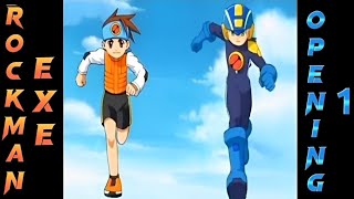 RockmanEXE Anime Opening Version 1 ENG Sub [upl. by Lorraine586]