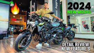 2024 Kawasaki Z900 BS7 New Model Detail Review 💥 सबसे सस्ती Inline 4 Cylinder Superbike [upl. by Ivanah]